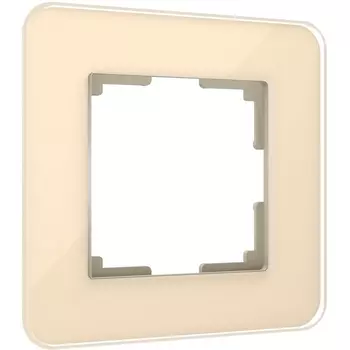 Рамка на 1 пост Elite (айвори, стекло) Werkel W0012443 (a057882)