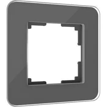 Рамка на 1 пост Elite (графит, стекло) Werkel W0012440 (a057878)