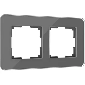 Рамка на 2 поста Elite (графит, стекло) Werkel W0022440 (a057879)