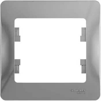 Рамка на 1 пост (алюминий) Systeme Electric GSL000301
