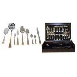 Набор столовых приборов на 12 персон falperra gold Face F-fg/75-al