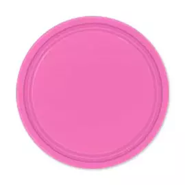 Набор тарелок Amscan Bright Pink 17 см 8 шт