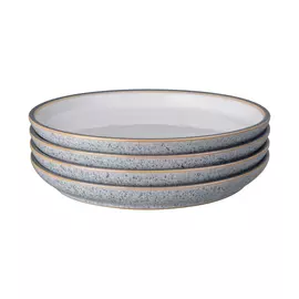 Набор тарелок Denby Studio Grey 21 см 4 шт белый