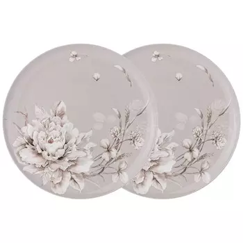 Набор тарелок обеденных Lefard White flower 25,5 см 2 шт