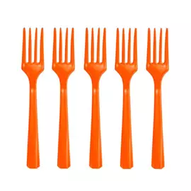 Набор вилок Amscan Orange Peel 20 шт