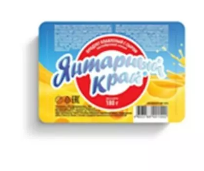 Сырный продукт янтарный край 100 г 55% ванна