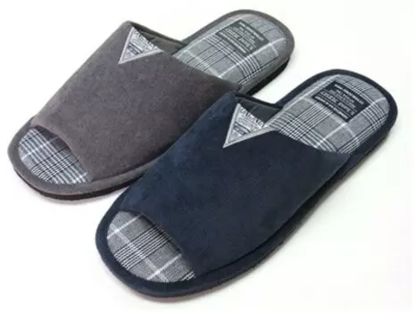 Тапочки домашние мужские р.39-45 3143 m-ch-c