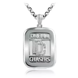 Мужская серебряная цепь с подвеской Dream chasers 84011535