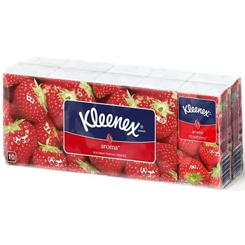 KLEENEX ВЕЛТИ Платочки бумажные ароматизированные Клубника 10.0