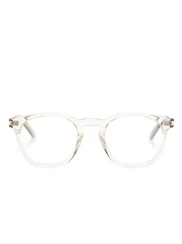 Очки SL 28 в квадратной оправе Saint Laurent Eyewear, серый