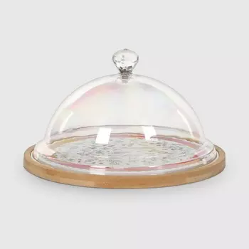 Доска разделочная Mercury Tableware 64567 с клошем 23 см