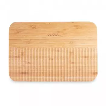 Доска разделочная Trebonn из бамбука, 30x20x1,8 см, с рифленой поверхностью