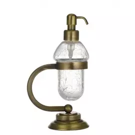 Дозатор для мыла Boheme Murano бронзовый 13,5х13,5х25,5 см