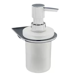Дозатор жидкого мыла Wasserkraft серебряный 7,3х15х10,5 см