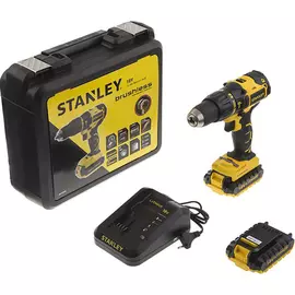Дрель-шуруповерт ударная Stanley SBH20S2K-RU18В