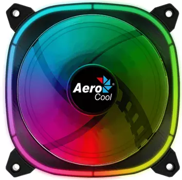 Вентилятор AeroCool Astro 12 ARGB, 120 мм, 1000rpm, 17.5 дБ, 6-pin, 1шт, RGB подсветка (4710562750157)