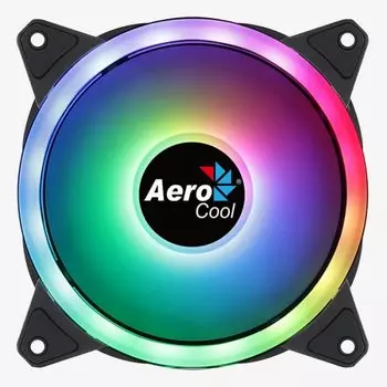 Вентилятор AeroCool Duo 12 ARGB, 120 мм, 1000rpm, 19.7 дБ, 6-pin, 1шт, ARGB подсветка