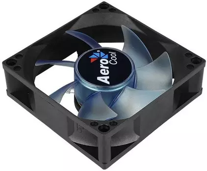 Вентилятор AeroCool Motion 8 Blue-3P, 80 мм, 2000rpm, 25.3 дБ, 3-pin, 1шт, синий