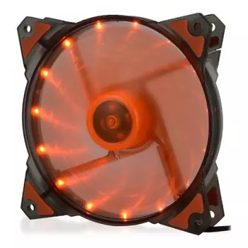 Вентилятор Crown CMCF-12025S-1223, 120 мм, 1650rpm, 28 дБ, 3-pin+4-pin Molex, 1шт, оранжевая подсветка (CM000002226)