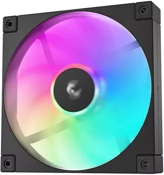 Вентилятор Deepcool FD14 ARGB, 140 мм, 1650rpm, 25.2 дБ, 4-pin PWM + 3-pin 5V ARGB, 1шт, черный, ARGB подсветка