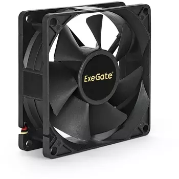 Вентилятор ExeGate EP08025S2P, 80 мм, 2200rpm, 23 дБ, 2-pin, 1шт (EX283375RUS)