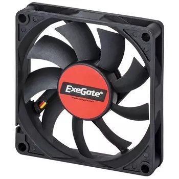 Вентилятор ExeGate EX08015S3P, 80 мм, 2000rpm, 23 дБ, 3-pin, 1шт (EX180973RUS)