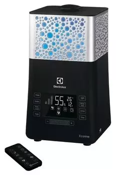 Увлажнитель воздуха Electrolux EHU-3710D ультразвуковой 5л., до 50 м, 450 мл/ч, УФ лампа / ионизация, черный