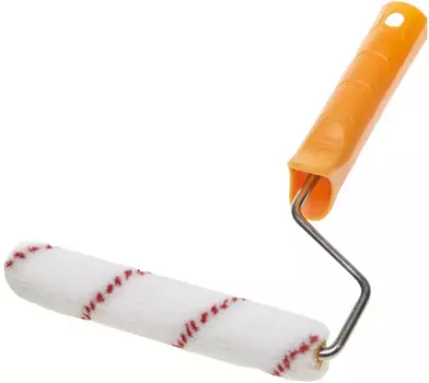 Валик малярный с ручкой Stayer "MASTER" NYLON, 11 смx1.5 см, бюгель 6 мм (03-0506-11_z01)