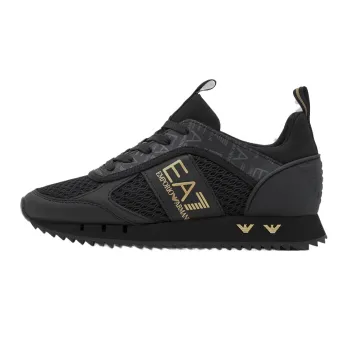 Кроссовки Emporio Armani EA7, черный/золотой