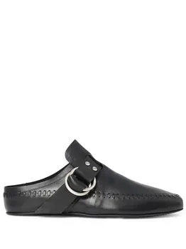 Кожаные мюли Ann Demeulemeester, черный