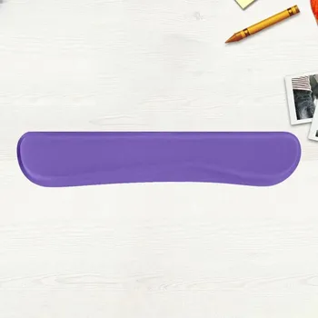Нескользящий коврик для мыши с эффектом памяти Widen Memory Foam, поддержка запястья, подставка для запястья клавиатуры, поддержка для офиса, компьютера, ноутбука и Mac, удобный 43.8x8.5cm светло-серый