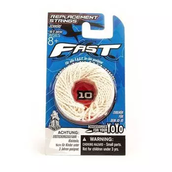 Запасные веревки YoYoFactory Fast для йо-йо, белые, 10 шт