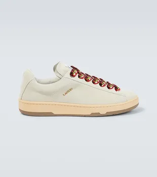 Замшевые кроссовки Lite Curb Lanvin, белый