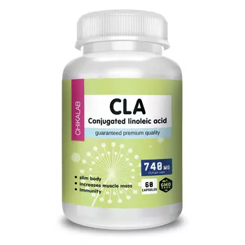 Витамины и минералы - Конъюгированная Линолевая Кислота (CLA), 60 кап. (soft gel)