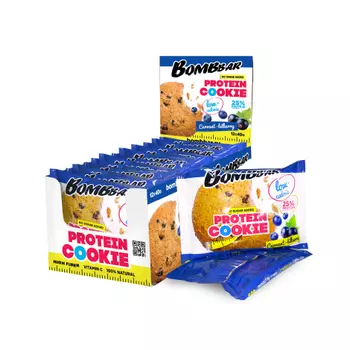 Низкокалорийное печенье Bombbar - Смородина-Черника