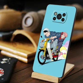 Чехол для телефона Xiaomi POCO MI 11 lite 11T X4 X3 NFC M3 M4 Pro 5G F4 GT 9T F3 10T, сумка в виде аниме-дзюдзюцу кайсен POCO X4 NFC