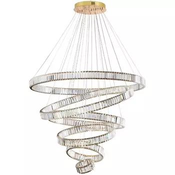 Подвесная люстра светодиодная в виде спирали Odeon Light Vekia 5015/260L