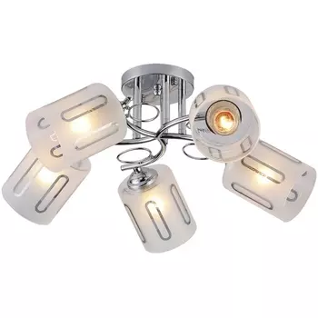 Потолочная люстра на штанге Escada Calluna 1120/5PL E27*40W Chrome