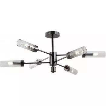 Потолочная люстра на штанге iLamp Evolution 15609-6 AN+CL