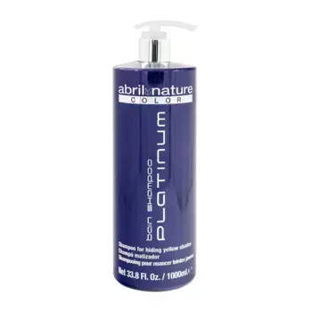 ABRIL ET NATURE Шампунь для нейтрализации желтых оттенков / Bain Shampoo Platinum 1000 мл