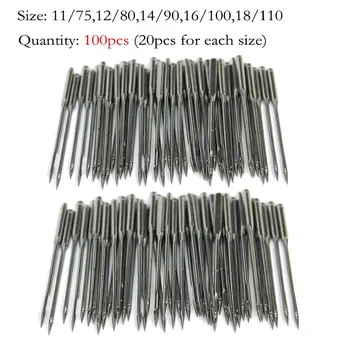 Ассорти игл для домашней швейной машины Craft для Brother Janome Singer 50pcs