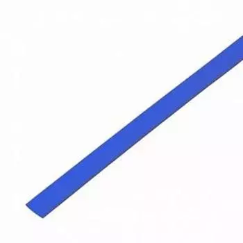 Термоусадка 6,0 / 3,0 мм, синяя (упак. 50 шт. по 1 м) REXANT / 20-6005