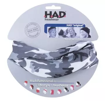 Бандана HAD 5-715212 полиэстер MICOLITE с микрофиброй 24х50см ARMY GREY хаки
