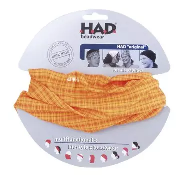 Бандана HAD 5-715218 полиэстер MICOLITE с микрофиброй 24х50см MULTISQUARE ORANGE оранжевая