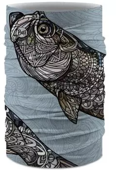 Бандана Buff Coolnet UV+ Andrea Larko Tarpon Steel, US:one size, 131894.909.10.00