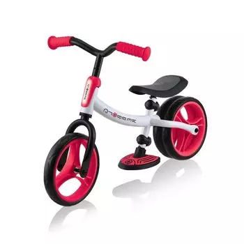Беговел Globber GO BIKE DUO, 8,5", бело-красный