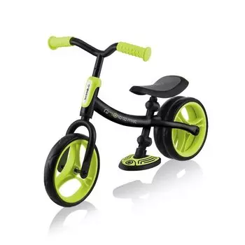 Беговел Globber GO BIKE DUO, 8,5", черно-зеленый