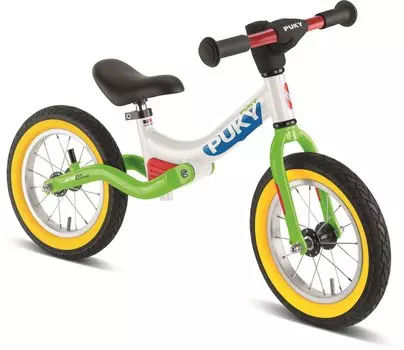 Беговел Puky LR Ride, алюминий, AIR, 2,5+, white/kiwi, 4084
