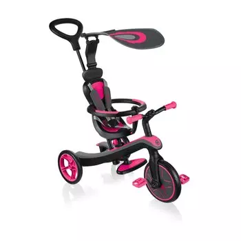 Беговел-трансформер Globber TRIKE EXPLORER (4 IN 1), розовый, 2020