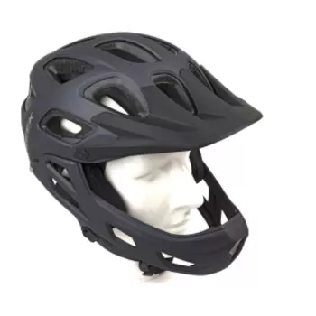 Велошлем AUTHOR BMX/Enduro ABS hard shell tech CREEK FF HST, матовый черный, 8-9110340